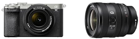 Sony Alpha 7C II, Appareil Photo Plein Format Hybride Compact à Objectif Interchangeable en kit avec Le FE 28-60mm Silver + FE 16-25 mm f/2.8 G | Objectif Zoom Grand Angle Plein Format (SEL1625G)
