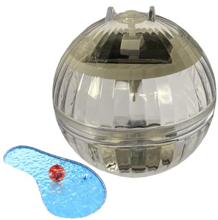 Stibtmr Luci Galleggianti per Piscina - Lampada a Vasca Impermeabile,Luci Galleggianti con Sensore Intelligente per Laghetto, Spiaggia, Feste, Matrimoni