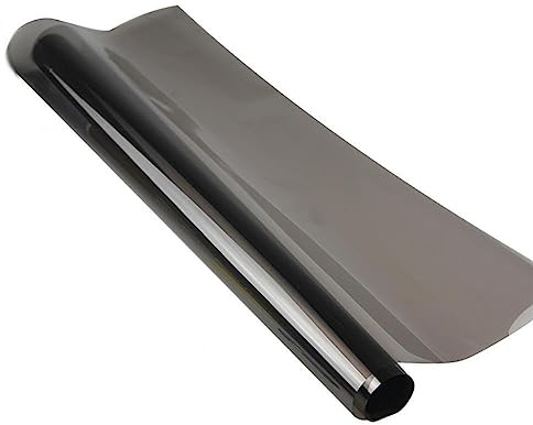 Lamina Solar Coche Homologada Película tintada de ventana de coche, protección solar profesional, suministros de accesorios for coche, color negro Tintado De Lunas Homologado Itv(Fifty percent)