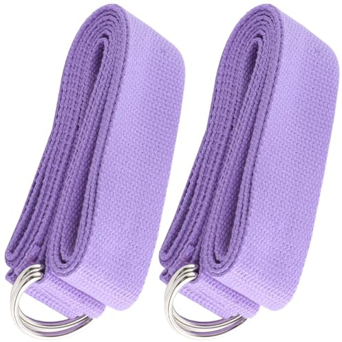 ifundom 2 pièces Bandes Élastiques de Yoga Légères et Portables Tissu Stretch pour Exercices de Résistance et Étirements Adaptées Au Fitness Pilates Musculation