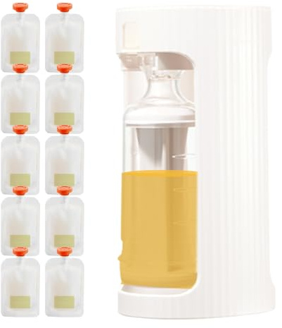 Sachets Réutilisables Pour La Nourriture Des | Presse-purée Portable, Station De Compression De Fruits Créative Avec Remplissage Rechargeable | Collations Parfaites Pour Bébé, Voyages, Boîtes