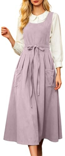 Vestido tirolés para mujer, Oktoberfest, moda tradicional, encaje, falda midi, delantal, disfraz con cordones, vestido tradicional tirolesa, delantal, vestido midi Oktoberfest