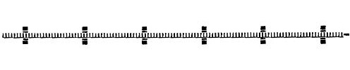 Fleischmann 6412 H0 Profi-Gleis Zahnstange, flexibel 200 mm