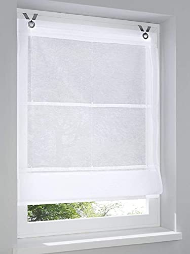 Tenda a Pacchetto Kessy Bessy Bianco con Occhielli 45 * 140 cm