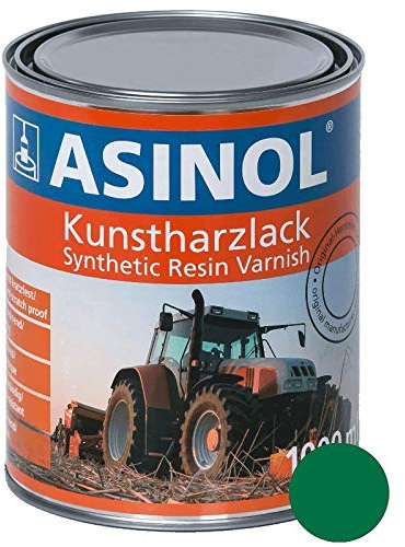 ASINOL Tebbe grün 1.000 ml Kunstharzlack Farbe Lack 1l Liter Dose