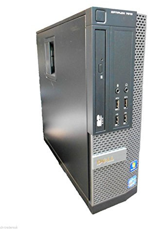 DELL OptiPlex 7020 SF - Ordenador de sobremesa (Intel Core-i3 4150, 3,5 GHz, 4 GB RAM, Disco Duro de 500 GB, DVD, Win 7 Pro), Color Negro