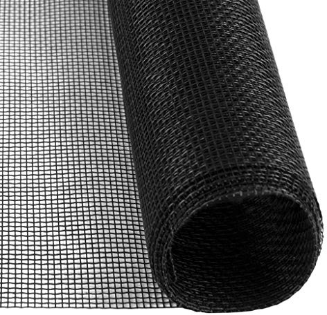 Windhager Fliegengitter Fenster 100x250 cm anthrazit, Insektenschutz für Balkontür und Terrassentür, Fiberglasgewebe UV-beständig, zuschneidbar, stabile Maschen, langlebig, Mückengitter, 03462