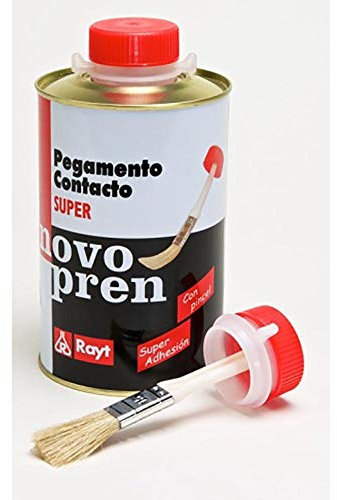 NOVOPREN 183-13 Super Con Pincel: Pegamento De Contacto Apto Para Trabajos En Madera, Estratificados Plásticos O Marroquinería, 300 Ml