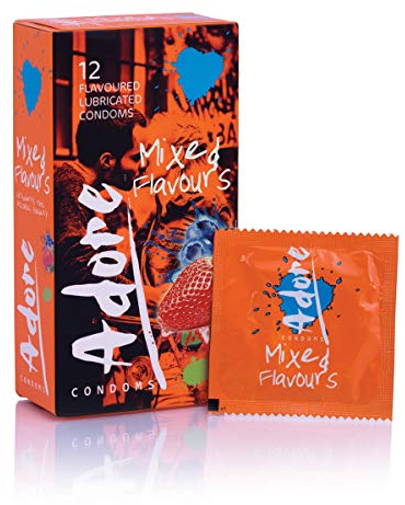 Pasante - Pasante Adore Gemischt Aromen Kondome - 12 Stücke