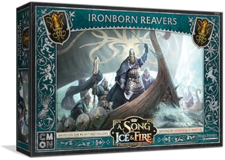 CMON Ironborn Reavers: Song of Ice and Fire Miniatures Game - Tabletop Miniatures Game - Miniaturenspiel - House Greyjoy - 14+