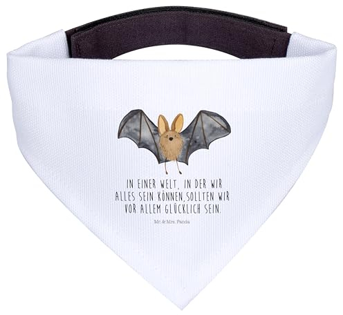 Mr. & Mrs. Panda Hundehalstuch S Fledermaus Flügel - Geschenk, Tuch, Hunde, Lustige Sprüche, Halstuch, Kleine