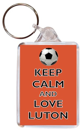 Baked Bean Store Keep Calm and Love Luton - Double Sided Keyring