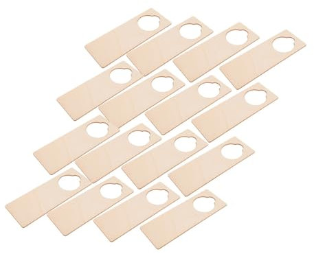 HAPINARY 20stücke Pack Leerer Holz-türhänger Zum Selbermachen Dekorative Holzschilder Für Innendekoration Bastelsets Für Geburtstage Und Weihnachten