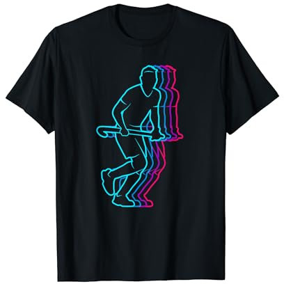 Feldhockey Vintage Hockey Jungen Herren Hockeyspieler T-Shirt