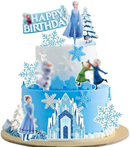 10 Pièces Princesse Figurines Décoration, Topper de Gâteau Cupcake Toppers, Décoration de Gâteau pour Fille,D'anniversaire de Dessin Animé,Noël Cake Topper