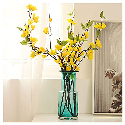 UHJKLA Künstliche Blumen Künstliche Blumen Winter Phalaenopsis Langstielige Kunstblumen Chinesischer Stil Wohnzimmer Eingangsdekoration Blumenarrangement Heimdekoration Kunstbl