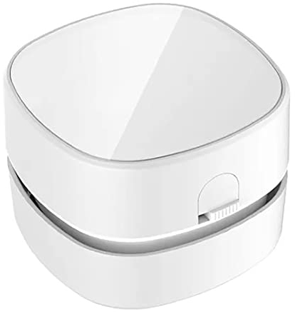 BCBBBNZO Fit for Desktop Vacuum Cleaner Mini Table Sweeper Crumb Vacuum Cleaner Handheld Cordless White Long Runtime Widely Used Compact Portable Strong Suction