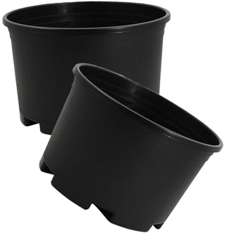 Happyyami 2pièces Pots De Plastique Extra-Large avec Drainage pour Plantes Intérieures Et Extérieures Pot De Jardinage Pratique Et pour Orchidées Cactus Et