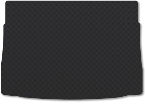 Compatible with VW Golf (2020+) 3mm Rubber Boot Mat | Tailored Fit Durable Boot Liner Full Coverage Protection Waterproof Accessories Easy Clean Anti Slip Made in the UK