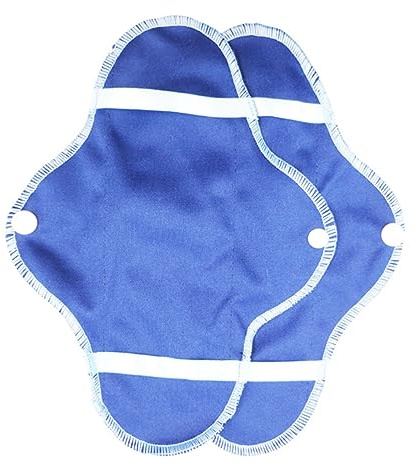 HAWILLOSCH Compresas Para Mamá Reutilizables De Tela 8 Unidades Portátiles Lavables Plegables Transpirables Para Periodo Menstrual y Puerperal Uso Diario Femenino