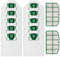 Willsunton 10 Stück Staubbeutel Filter Zubehör Set für Vorwerk Kobold VK200 VK 200 Staubsauger Staubsaugerbeutel Ersatzteile Ersetzt FP200 FP200, Mit 2 Stück Motorschutzfilter