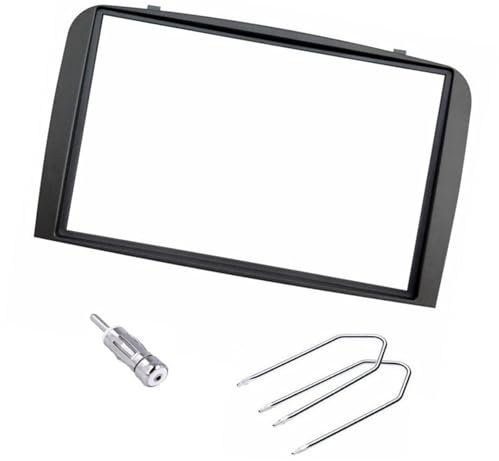 MKVAXR Kit di installazione for telaio autoradio doppio DIN, telaio pannello frontale 2 DIN stereo compatibile con Pannello cruscotto autoradio