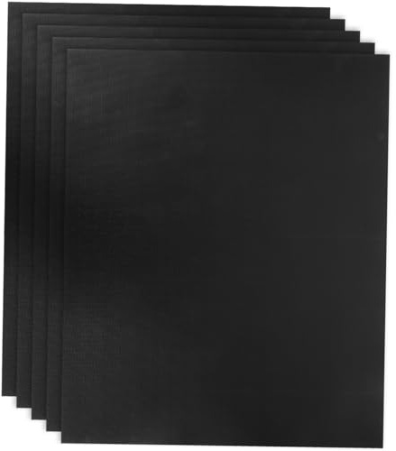 Alipis 5 piezas Alfombrillas Antiadherentes para Horno Resistentes al Calor Reutilizables para Hornear y Barbacoa Medidas Flexibles y Fáciles de Limpiar