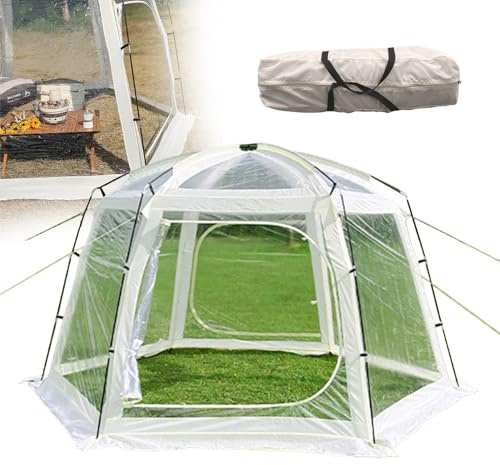Outdoor Garden Party Kuppelzelt, wasserdicht & witterungsbeständig, 300 x 300 x 205 cm, geräumig für 4-7 Personen, ideal für Veranstaltungen und Versammlungen, einfacher Aufbau und langlebig
