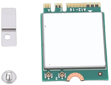 Plyisty Carte Réseau AX1675x WiFi 6E, AX210NGW M.2 pour PC avec 5.3, 2,4G 5G 6G Triple Bande Haute Vitesse MU MIMO, Compatible avec Les Ordinateurs Portables