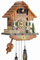 Eble 60830000 - Reloj de cuco de madera auténtica, mecanismo de cuarzo con pilas, con música, casita de Heidi II, 25 cm, 60830000