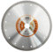 BGTEC Disque Diamant Turbo Super Mince - 230mm Lame de Scie Circulaire Diamètre de l'alésage 22,23 mm Pour découper la céramique/carrelage, le granite et les matériaux durs