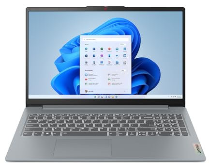 Lenovo IdeaPad Slim 3 Gen 8 – Ordenador Portátil 15.6 FHD Intel Core i5-13420H, 16 GB RAM, 512 GB SSD, Intel UHD Graphics, Wi-Fi 6, Win 11 Home, Office Trial Teclado QWERTY Español - Gris Ártico