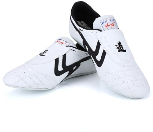 LUCKDANO Taekwondo Shoes Boxing Kung Fu Shoes TaiChi Shoes for Men Women | Lightweight Breathable Martial Arts Shoes with Non-Slip Rubber Soles