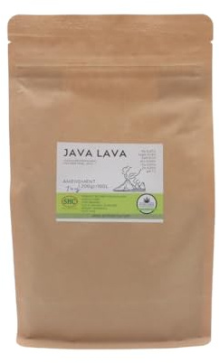ALMICANNA: Java Lava Vulkangesteinsmehl 1kg - Reich an essentiellen Spurenelementen - Amendment im Living Soil - Natürlicher Bodenverbesserer