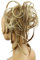 CAISHA XXL Cheveux Cravate Chignons Coiffures De Mariée Volumineux Chignon Désordonné Ondulé Mélange Blond Brun Clair G21D