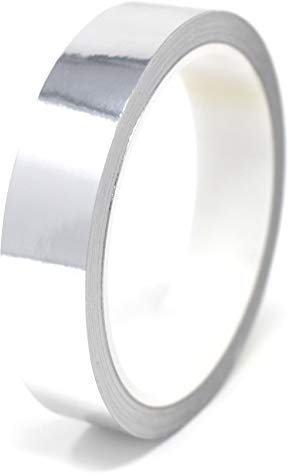 Finest Folia Bandes adhesives décoratives pour auto voiture moto bateau modélisme nombreux coloris longueur 10m ruban adhésif (Chrome Argent, 20mm)