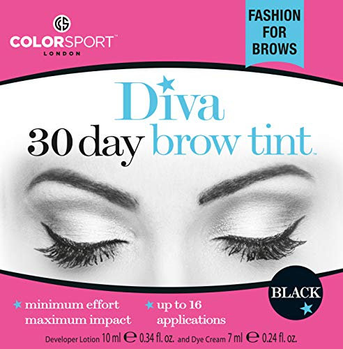 COLORSPORT DIVA 30 DAY BROW TINT Black