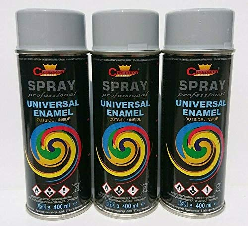 Sprühlack RAL Sprühfarbe Lackspray Spraydose 400ml - RAL 7046-3 Stück