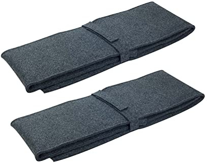 Sensalux Amazon - Bierbankauflage für Bierzeltgarnitur 220cm x 25cm (2 STK.), Auflage: Grau-Grau