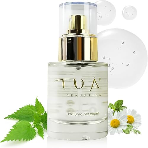 TUA Sensation, SPRAY Profumo Capelli 5 In1 | Contrasta la produzione di Sebo, per una Piega Perfetta, Capelli Puliti, Effetto Brillante | ULTRA SHINE è prodotto in Italia