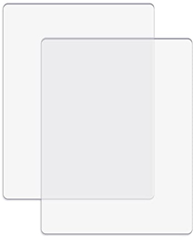 OTCRAFT 2 Stück/1 Paar Standard-Schneidepads für Stanzmaschine; transparente Polycarbonat-Kunststoff-Schneideplatten, Schneidpads, Stanzplatten, 22,5 x 15,5 x 0,3 cm