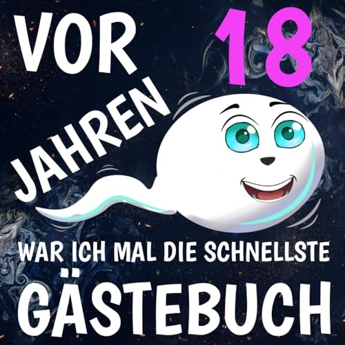 Vor 18 Jahren war ich mal die Schnellste: Gästebuch zum 18. Geburtstag Erinnerungsalbum mit witzigen Fragen zum Ausfüllen | Freundebuch perfekt für ... Kreative Fragen, viel Platz für Erinnerungen