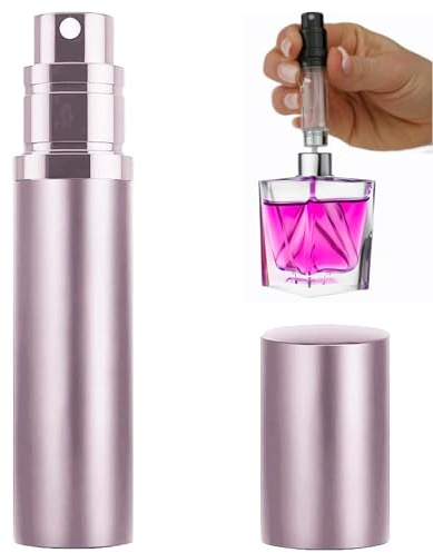 Euiooctory Parfümzerstäuber Nachfüllbar - Bodenbefüllung Mini Parfum Zerstäuber für Unterwegs, Auslaufsichere Parfüm Zerstäuberflaschen mit Schutzkappe für Travel, Damen und Herren