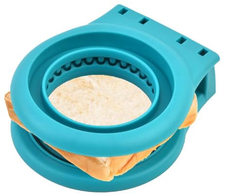 Taglierina a forma di sandwich, formina per panini, panini rotondi, taglierina senza crosta e sigillante. da taglio in acciaio inox, produttore di pancake portatile tascabile per pane