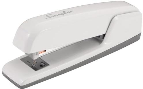 Swingline Stapler, 30 Sheet Capacity, 747 Business Stapler, Jam Free, Metal, Arctic White (S7074738)