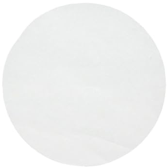 GRIRIW 50 Piezas de Papel para Hornear Redondo de 9,5 Pulgadas Blanco, Antiadherente y Fácil de Limpiar, Adecuado para Moldes de Pastel y Panadería Profesional