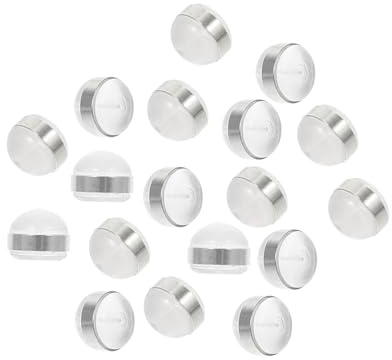 Tapones de Seguridad Pendientes de Silicona Plata para 30 Piezas | Accesorios Translucidos, Topes para Pendientes Diy, Faciles de Poner y Quitar