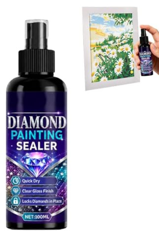 Ädelstensmålning finish spray 100 ml snabbtorkande långvarig