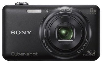 Sony DSCWX60 Digital Compact Camera - Black (16MP, 8x Zoom)