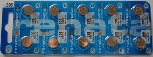 Renata SR927W 399 Lot de 10 Piles Boutons